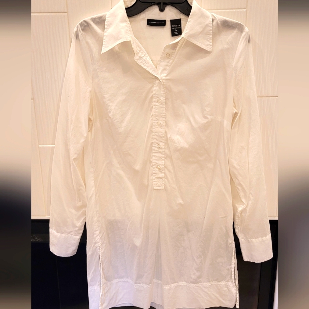 Womens New York & Company L/S Top Size M
